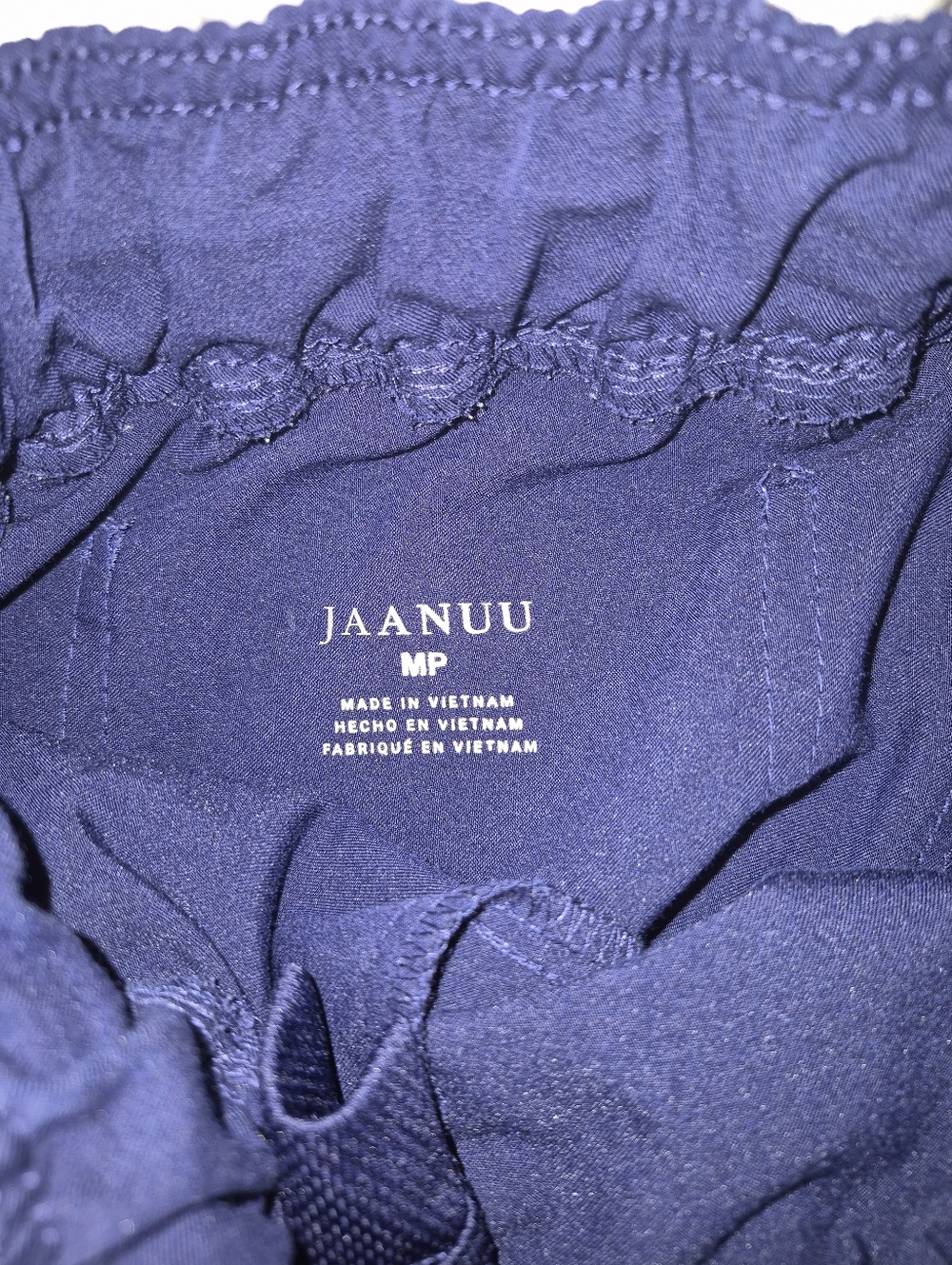 Women's JAANUU Navy Scrub Medium Petite - Picture 5 of 5
